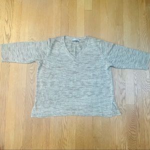 Duna Handloomed Metallic Sweater- Size L- EUC